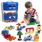 STEM MATCH Brick Building Blocks Toy Set Includes Airplane BL