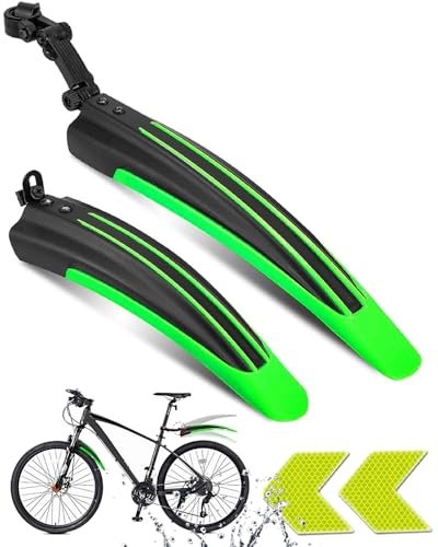 VeloGo Fahrrad Schutzbleche Set - Vorder- und Hinterrad Schutzblech für Mountainbike und Rennrad, Einstellbare Winkel, Einfache Installation, Geeignet für 20-26 Zoll Fahrräder