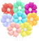 Palloncini Fiori Colorato, 8 Pezzi Palloncino Margherita, Palloncini Festa Compleanno Bambina, Margherita Fiori Palloncino per Compleanno Matrimonio Feste Decorazione