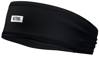 Nxtrnd Sports Headband, Football Skull Wrap, Fits Under Football Helmet (Black)