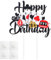 Casino Kuchen Deko, Happy Birthday Kuchenaufsatz Casino-Thema Poker Chips Spieler-Kuchendekorationen für Las Vegas Casino Night-Thema Geburtstags-Glücksspiel-Partyzubehör