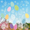 younikat Fensterbild Ostern Frühling 49 Teile I statisch haftend I wiederverwendbar I Fenster Deko Ostereier I you0032