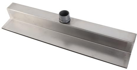 OVAQUIXI Wasserfall-Überlauf, Dekorativer Wasserfall-Brunnen-Überlauf aus Edelstahl 304 für den Innenhof, Garten, Villa, Pool (500 mm)