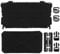 YChoolco Tactical MOLLE Placard Front Flap Hanging Pouch for Huntting Chest Rig Vest Plate Carriers ARC V3 Multi-purpose Magazine Pouch(BK)