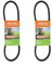 2x SECURA Keilriemen Fräsantrieb 3L27 kompatibel mit MTD, Stiga 75404014 Schneefräse