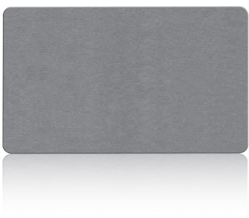 THMINS Extra Große Diatomeenerde Stein Badematte 90x60 cm, rutschfest, Super Saugfähig, Schnelltrocknend für Badezimmer/Küche, Einfach zu Reinigen