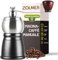 Zolmer Manual Coffee Grinder, Hand Coffee Grinder with Stainless Steel Grinder, Adjustable Grinding Levels for Espresso, Filter Coffee & Mocha, Compact and Robust Manual Coffee Grinder