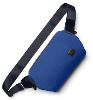 Bellroy Classic Sling 5L, Minimalistische Umhängetasche - Indigo | 5L minimalistische Alltags-Umhängetasche mit Innenfächern, verstellbarem Gurt und Autokomprimierungsfunktion