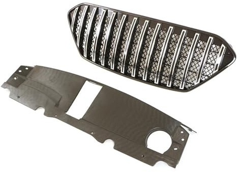 Griglia Anteriore Per Hyundai Per IX35 2010 2011 2012 2013 Griglia W Luce La Sua Cromata Nera Griglia Auto(Chrome no light)