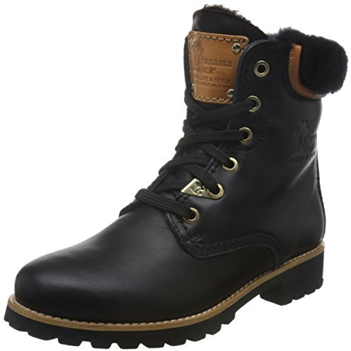 Panama Jack Damen Panama 03 Igloo Travelling Stiefeletten, Schwarz, 41 EU