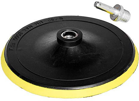 OxoxO 7-Inch/180mm Hook and Loop Backing Pad Orbital Sander Polisher Sanding Pad M14 Drill Adapter