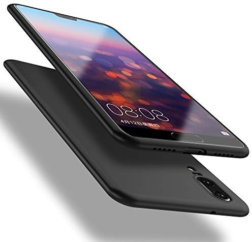 X-level Cover Compatibile con Huawei P20, Custodia Silicone Ultra Slim Sottile e Anti-Graffio Protezione in Morbida Case per Huawei P20-Nero