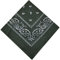 Bandana Halstuch Biker 1er 3er 6er 12er Pack Nikki Tuch Schal Paisley Kopftuch 100% Baumwolle 25 Farben (6er, Khaki)