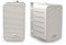 Audibax PR-42W Altavoces Estantería HiFi y Sonorización Blancos + Soportes Pared