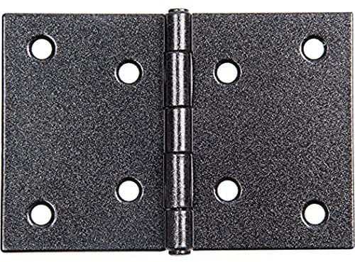 Alberts 301835 DURAVIS® Scharnier | breit | schwarzdiamant duplexbeschichtet | Größe 60 x 90 x 1,25 mm
