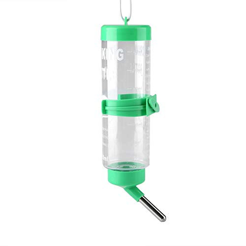250ml Pet Hamster Drinking Bottle Auto Non Drip Hanging Water Dispenser for Hamsters Rats Cat Squirrels Small Animals Ferrets