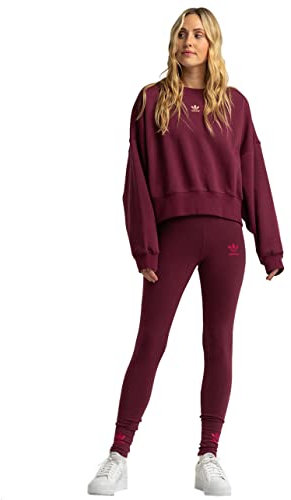 adidas Originals Trefoil Logo Play Tights, Victory Crimson, Mittel