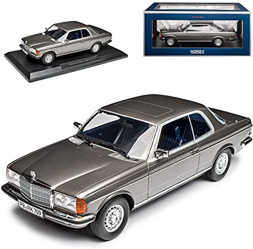 Mercedes-Benz E-Klasse Coupe 280 CE C123 Anthrazit Grau Metallic 1975-1986 1/18 Norev Modell Auto