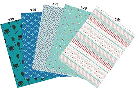 Décopatch MP011C Decopatch-Papier, blau, 30 x 40 cm