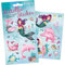 30 Metallic-Sticker * Meerjungfrau Coralie * zum Basteln und Spielen | 2 Bögen | Sticker Aufkleber Nixen Seamaid Kinder Kindergeburtstag Geburtstag Geschenk
