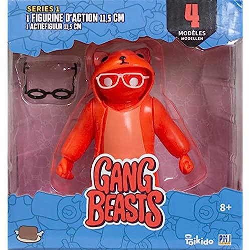 Lansay Gang Beasts – 1 Action-Figur 11,5 cm – Red Fox