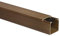 KOMIB 40x40 mm Kabelkanal/Kabelkanäle/Kabelführung - Schraubbar (mit Montagelochung im Boden) - Je Stange 2M (Braun (Holz Design), 10m)