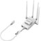 Vonets VAR1200-H Industrial Gigabit Dual Band Smart WiFi Bridge/Wireless Router/WiFi to Ethernet Adapter 1200Mbps con 1 Ventola di Raffreddamento,3 Porte LAN Gigabit,Supporto di Alimentazione PoE/DC