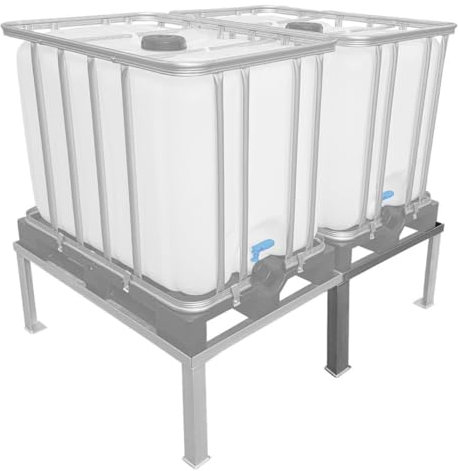 REKUBIK Erweiterungsmodul für IBC Untergestell Podest Palettengröße 120x80cm (600/800l IBC)