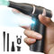 Leapwell Elektrische Staubgebläse Druckluftspray, 3 Gang 150000 U/min Compressed Air Duster, Druckluftspray PC Reinigung Dust Blower Elegantes Ganzmetall für Laptop, Tastatur, Auto, Bürogeräte