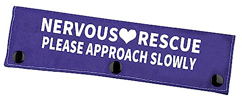 Zuo Bao Nervous Dog Leash Sleeve (Purple, 22cm x 6cm) - Dog Leash Accessory