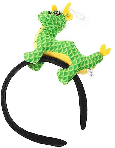 PRETYZOOM Jahr Des Drachen Haarband Lustiges Haarband Drachen-partyhut Haarband Aus Dem Jahr Des Drachen Stirnbänder Für Zootiere Lustiger Party-haarreifen China Super Süße Kind Plüsch
