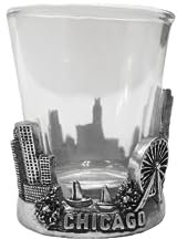 Chicago Schnapsglas aus Zinn