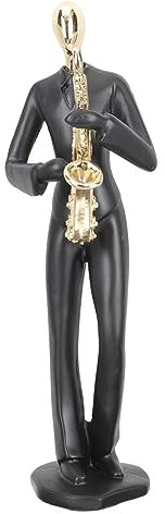 IMIKEYA Saxophon Modell 28 cm Metall Deko Musiker Figur Miniatur Für Wohnaccessoires Und Kreative Musikband Dekoration