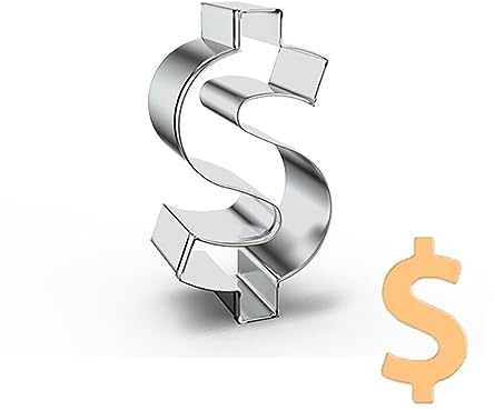 WDYJMALL Ausstechform in Form eines US-Dollarzeichens