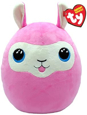 Ty Lana Lama Squish a Boo 10 Zoll - Squishy Beanies für Kinder, Baby-Weiche Plüschtiere - Sammlerfreundliche Kuschel-Teddys
