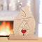 MQVXT Personalisiertes Holz Kunstpuzzle der Bärenfamilie,Bären Familie Holz Puzzle Skulptur,Bärenfamilie aus Holz Kunst Puzzle,Home Tischdekoration Geschenk für Familie Andenken Geschenke (4 Stück)