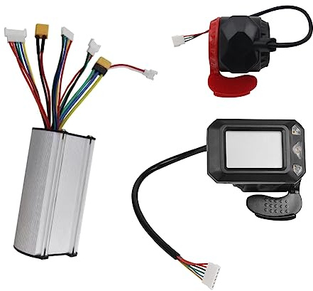LAUGHERER 36V 350W Scooter Elettrico Controller Display LCD Scooter Elettrico Acceleratore Freno Acceleratore Set Facile da Installare