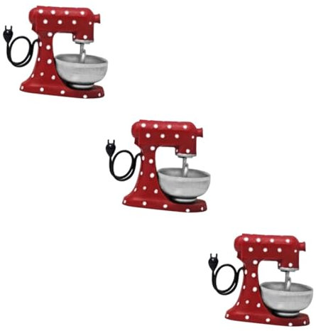 Abaodam 3pezzi Miniature Kitchen Mixer Per Ruolo Accessorio Educativo Per e Immaginativo Per e