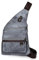 Crossbody Tasche Für Herren, Wasserdicht Diebstahlschutz Mehrzweck Brusttasche Schultertasche Handtasche,Umhangetasche Zum Laufen, Wandern, Camping,Blau,One Size