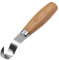 Holzschnitzmesser Meißel Hakenmesser Schnitzwerkzeuge Ergonomischer Holzlöffel Langlebiger krummer Anfänger Skulpturaler Profi(Size:Scimitar)