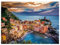 SiTimmGer Puzzles für Erwachsene, 1000 Teile, Cinque Terre, Sonnenuntergang, Landschaft, herausfordernd, Puzzle, Naturszene, tolles Geschenk, Familie, passt zusammen, perfekt 49,8 x 69,8 cm