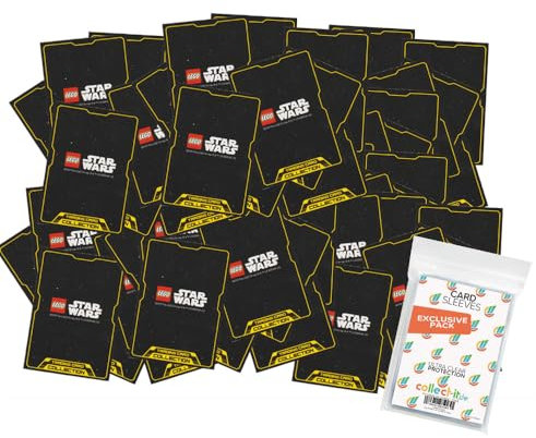 Bundle mit LEGO Star Wars - Serie 2 Trading Cards - 50 verschiedene Karten + Exklusive Collect-it Hüllen