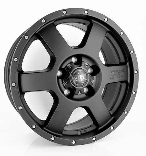 W-TEC WHEELS Alufelge (1x) All Terrain 8x18 ET55 schwarz passend für Opel Movano (2021-) mit Lochkreis 5x118 mm