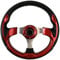 Sportlenkrad,Lenkrad Auto Universal Racing Car Racing Lenkräder PU 13 Zoll 320 mm Sport Lenkrad(C)