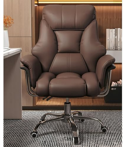 Gaming Office Office Office Bureau Rocking Chair Ergonomic Gamer Gamer Gamer PC Massage Chaise de travail PU Le cuir, dossier à double couche, accoudoirs robustes Trempe cachée, pour Ultimate Comfort