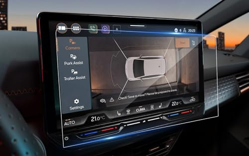 BSTW Kompatibel mit Cupra Formentor 2021-2024 & CUPRA Born 2022-2024 Navigation Schutzfolie, Tempered Glas Schutzfolie 9H Kratzfest, Displayschutzfolie für 12 Zoll Infotainment Screen