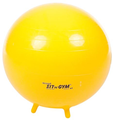 Sit'n Gym Sitzball Gymnastikball Yogaball Bürostuhl Büroball Gymball, 45 cm GELB