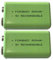 Lotto di 2 pile da 9 V ricaricabili, 800 mAh 6LR61 6F22 NI-MH ACCU, grande capacità e alta qualità, per telecomando, robot giocattolo, lampada, lettore MP3 MP4, ecc.