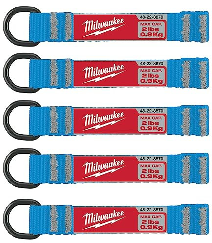 MILWAUKEE 5pc 2lb D-Ring Web Attachment