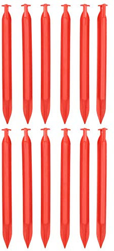 12 pc Heavy Duty Plastik Zelt Markisen Markisen Pegs für Camping 220 mm lang